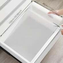 1roll Kitchen Cabinet Liner, Shelf Drawer Liner, Cabinet Mat Liner, Paper Moisture-Proof Waterproof Dust Proof Non-Slip Fridge Table Pad Shelf Paper For Kitchen Cabinets - Diamond Pattern - View 3