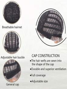 Synthetic Ombre Gray Short Curly Pixie Cut Layered Synthetic Wig With Bangs Heat Resistant Wig Beginners Friendly For Women 10inch - Multicolor - View 6