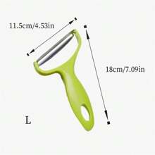 一個捲心菜磨網大型削皮器磨刀紫色捲心菜菜園生菜撕碎機寬口削皮刀 - 綠色 - 查看 5