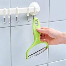 一個捲心菜磨網大型削皮器磨刀紫色捲心菜菜園生菜撕碎機寬口削皮刀 - 綠色 - 查看 2