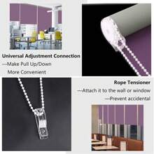 LUCKUP100% Blackout Waterproof Fabric Window Roller Shades Blind, Thermal Insulated,UV Protection,For Bedrooms,Living Room,Bathroom,The Office, Easy To Install