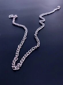 1入組925純銀hip-hop風格男項鍊,流行、高級、獨特,適合日常穿著,贈送禮盒包裝 - 項鍊 - 查看 1