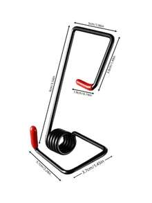 2 piezas de un nuevo tipo de brazo de limpiaparabrisas de resorte inteligente y práctico, universal y multifuncional para automóviles - Negro - Ver 3