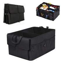 Vmingo Organizador de Cajuela Maletero Plegable Almacenamiento Multiple con Compartimiento Exterior Interior Impermeable SUV Auto Carro Vmingo Mexico
