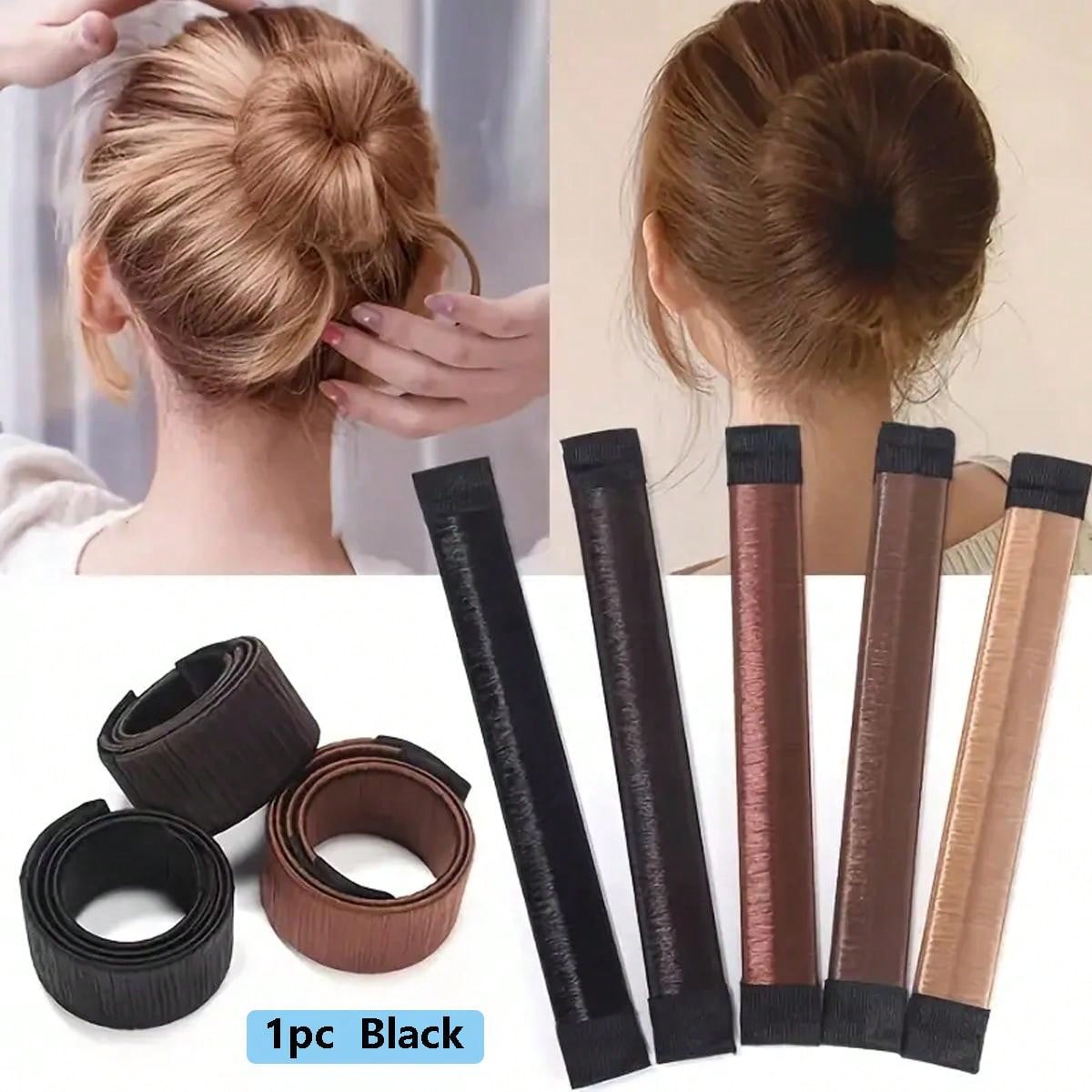 1pc Minimalist Bun Maker Crown Styler Twisted Updo French Curls Magic