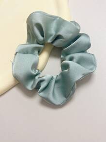 1pc Women's Multicolor Plain Fabric Hair Tie, Suitable For Daily Wear - Multicolor - View 14