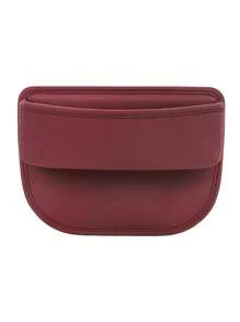 1pc Pu Leather Car Seat Seam Storage Organizer, Upgrade Your Car Management And Keep Your Items Safe And Tidy - Multicolor - View 10