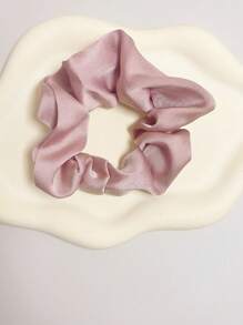 1pc Women's Multicolor Plain Fabric Hair Tie, Suitable For Daily Wear - Multicolor - View 9