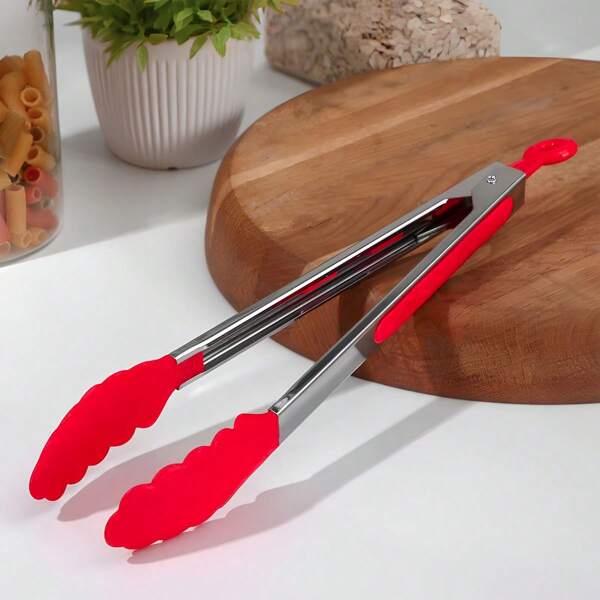 Utensílios De Cozinha de Silicone Vermelho Premium - PEGADOR DE SILICONE 21CM