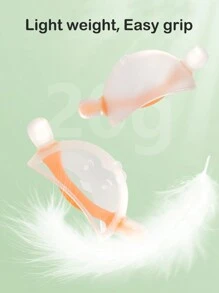 1 Pc Baby Orange Day And Night Silicone Penguin Teether Nursing Glove With Dust-Proof Storage Box Light Weight Anti Eating Hands No Dirt Clean Teething Toy