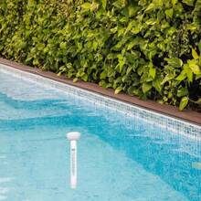 1pc ABS Floating Swimming Pool Thermometer, Spa Water Temperature Gauge, High Precision Swimming Pool Water Temperature Measurement Equipment - White - View 5
