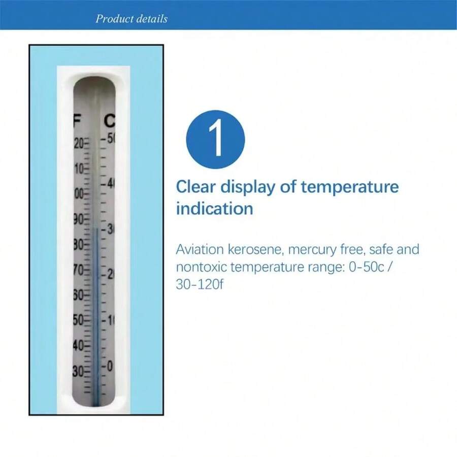 1pc ABS Floating Swimming Pool Thermometer, Bathtub Water Thermometer