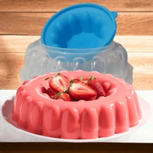 Moldes Para Gelatina Flan Reposteria 777ml Chico Paquete 3 Piezas - Multicolor - Ver 9