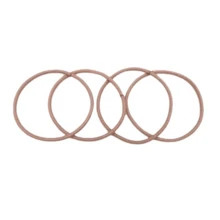 100入組女性簡約修身彈性髮圈，基本女性髮飾髮圈 - 軍綠色 - 查看 3