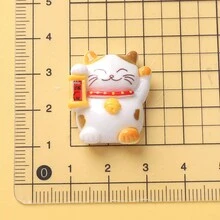 10 件/套可愛卡通動物招財貓風格樹脂 Diy 首飾配件 - 招財貓 - 查看 7
