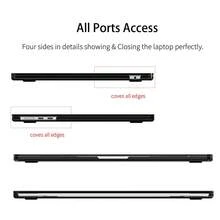 5 In 1 Compatible With Macbook Air M2 13.6 Inch Case 2022 2023 Release Model A2681 With 13.6" Liquid Retina Display, Black Crystal Hard Shell & Polishing Cloth & OTG Adapter & Keyboard Cover, Golden Sexy Beauty - Black Shell Gold Sexy Beauty - View 4