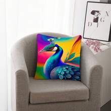 1入銀杏和荷葉或孔雀裝飾枕套,簡約現代風格,適用於客廳、臥室、沙發裝飾 - 彩色 - 查看 5