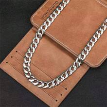 不鏽鋼/鈦鋼珠寶鏈項鍊,簡約百搭,ins風格,嘻哈nk鏈 - 不銹鋼項鍊 - 查看 1