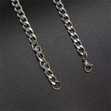 不鏽鋼/鈦鋼珠寶鏈項鍊,簡約百搭,ins風格,嘻哈nk鏈 - 不銹鋼項鍊 - 查看 7