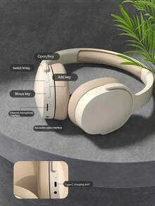 新款无线耳机 立体声防噪立体声/长电池寿命/电子竞技游戏耳机/可折叠耳机 送给朋友的礼物 随时随地享受音乐！ - 藍色 - 查看 4