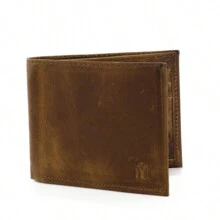 Carteira Masculina Grande Aba Para CNH, Espaço para Notas, Moedas, Cartões e Rg Envio Imediato - Caramelo - Visão 5