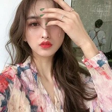 1 件可調節三葉草形開口戒指 - 送給女朋友的最佳情人節禮物,優雅奢華 - 四葉草 - 查看 3