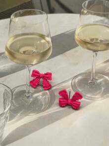 1 Pair Of Fashionable And Popular Butterfly Elements Velvet Earrings For Women To Wear Outdoors Or Traveling Or To A Party Or Daily Use - Orange - View 9