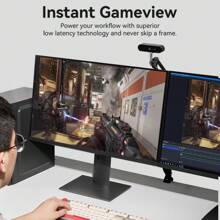 VENTION HDMI 适配器二合一 HDMI 视频采集卡 Type-C/USB-A 转 HDMI-A 高清转换器 OTG 电缆适配器游戏直播录制设备视频收集器兼容相机、Switch、PS4/5、电脑 HDMI 转 Type-C 直播游戏相机 - 灰色 - 查看 4