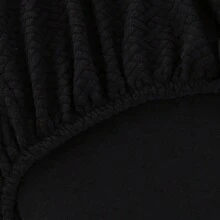 Große Größe Stuhlhussen,6PCS Stretch Esszimmerstühle Schonbezüge Elastische Abnehmbare Waschbar Stuhlschoner Für Esszimmer, Hotel, Bankett, Zeremonie(6 Pack) - Schwarz - Übersicht 10