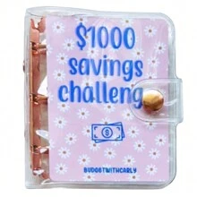 Saving Challenge Binder, Money Saving Binder, Mini Budget Binder With Cash Envelopes, Fun And Easy Ways To Save $150/$300/$500/$1000, Suitable For Cash Envelope Binder In Office, Home, And School - Multicolor - View 8