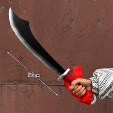 Utilería De Espuma De Pu, Arma De Espada Chopper Simulada, Modelo De Goma, 1 Ud. - Color de la foto - Ver 2