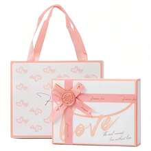 1個書形抽屜愛心卡珠寶禮品盒,適合情人節禮物 - 書型首飾禮盒 - 查看 5