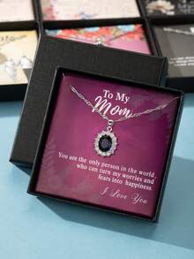 1 Pc Fashion Gorgeous Ladies Water Drop Pendant Necklace For Gifts - Multicolor - View 14