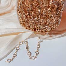 100公分diy玻璃鏈,6毫米鍍銅,高溫保持,適合漢服,古風髮飾,項鍊,手鍊 - KC金 - 查看 12