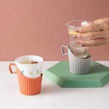 10pcs Household Cup Coaster Made Of Thickened Plastic To Prevent Burns - Multicolor - View 5