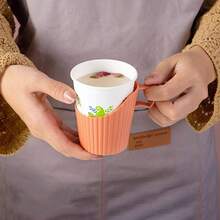 10pcs Household Cup Coaster Made Of Thickened Plastic To Prevent Burns - Multicolor - View 8