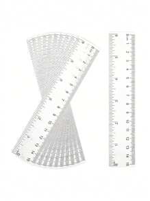 1 pezzo / 2 pezzi / 3 pezzi / 4 pezzi / 5 pezzi // 6 pezzi / 7 pezzi / 8 pezzi / 9 pezzi / 10 pezzi Riga trasparente da 15cm / 20cm / 30cm