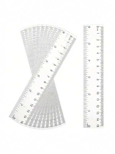 1 st / 2 st / 3 st / 4 st / 5 st // 6 st / 7 st / 8 st / 9 st / 10 st 15 cm / 20 cm / 30 cm transparent linjal