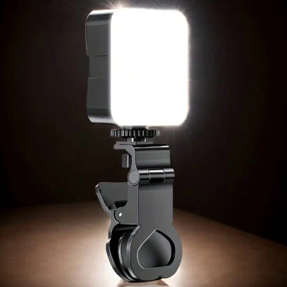 1套便攜式多功能自拍環形燈,適用於手機/電腦：簡單增強您的美麗和播報效果