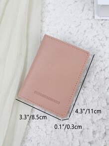 SOUTHLAND&KANGAROO Letter Pocket Wallet Fashion Malist Slim Lightweight Portable Cash Card Card Coin Pocket For Birthday Gift Anniversary Female Lady Girls Teenagers For College Student School Student Men Male Hot Pink High Quality Leather Card Holder Wallet Business Card Holder Credit Card Holder Id Card Holder Women For Women Wallet Mini Wallet Purse Wallet Card Wallet