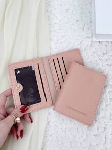 SOUTHLAND&KANGAROO Letter Pocket Wallet Fashion Malist Slim Lightweight Portable Cash Card Card Coin Pocket For Birthday Gift Anniversary Female Lady Girls Teenagers For College Student School Student Men Male Hot Pink High Quality Leather Card Holder Wallet Business Card Holder Credit Card Holder Id Card Holder Women For Women Wallet Mini Wallet Purse Wallet Card Wallet