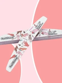 12入組8寸手印頂級厚美甲文件,可水洗美甲工具,適用於家庭日常美甲護理,多種顏色可選 - 彩色 - 查看 4