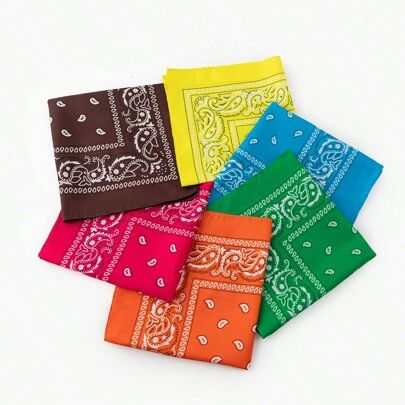 1pc Classic Paisley Pattern Outdoor Sports Cycling Multifunctional Headwear Scarf