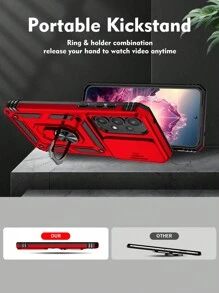 Iphone Cases For Men New Phone Case With 360 Degree Rotating Stand, 2-In-1 Shockproof Phone Case + Integrated Stand, High Quality Craftsmanship, Compatible With Apple IPhone 11/12/13/14/15 Pro Max, A14/A24/A34/A35/A54/A55, S23/S24, S22 Ultra, OPPO, VIVO, Redmi Note 11/12 Pro
