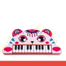 兒童鋼琴鍵盤,22鍵多功能便攜式玩具鋼琴,適用於3-8歲男孩和女孩,電子鋼琴樂器玩具（不含電池） - 彩色 - 查看 4