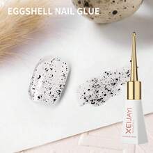 XEIJAYI 1 Bottle 10ml Gel Nail Polish, French Nail Polish, Removable UV Gel Nail Polish, Nail Salon DIY Gel - 黑與白 - 查看 5