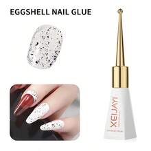 XEIJAYI 1 Bottle 10ml Gel Nail Polish, French Nail Polish, Removable UV Gel Nail Polish, Nail Salon DIY Gel - 黑與白 - 查看 2