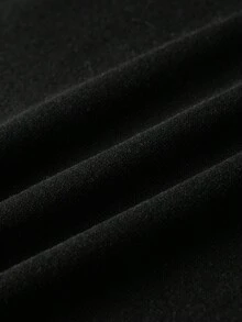 Áo nỉ nỉ in họa tiết màu đen dáng casual cho bé trai tuổi teen, thích hợp cho mùa Thu/Xuân/Đông. - màu đen - Xem 5