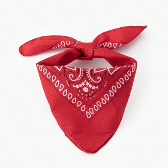 1pc Classic Solid Color Outdoor Sports Cycling Versatile Multifunctional Bandana