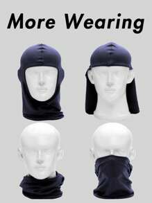 Musion 1pc Racing Balaclava Face Mask, Summer Cooling Neck Gaiter, Stretchable And Breathable Motorcycle Mask For Biker Motocross